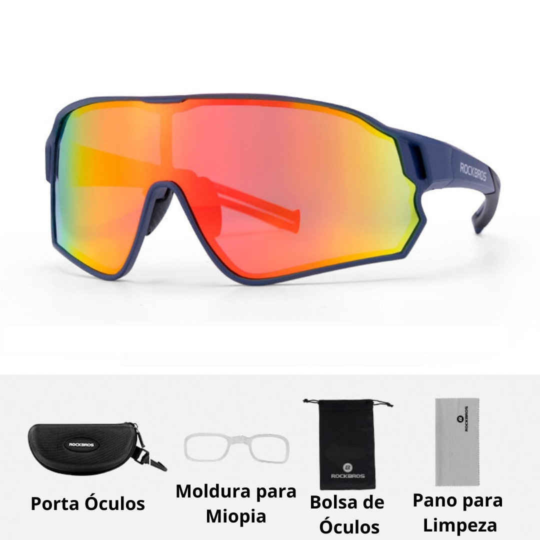 Óculos Ciclismo Lentes Fotocromáticas UV400 Masculino Sofisticado/Feminino Elegante RockBros