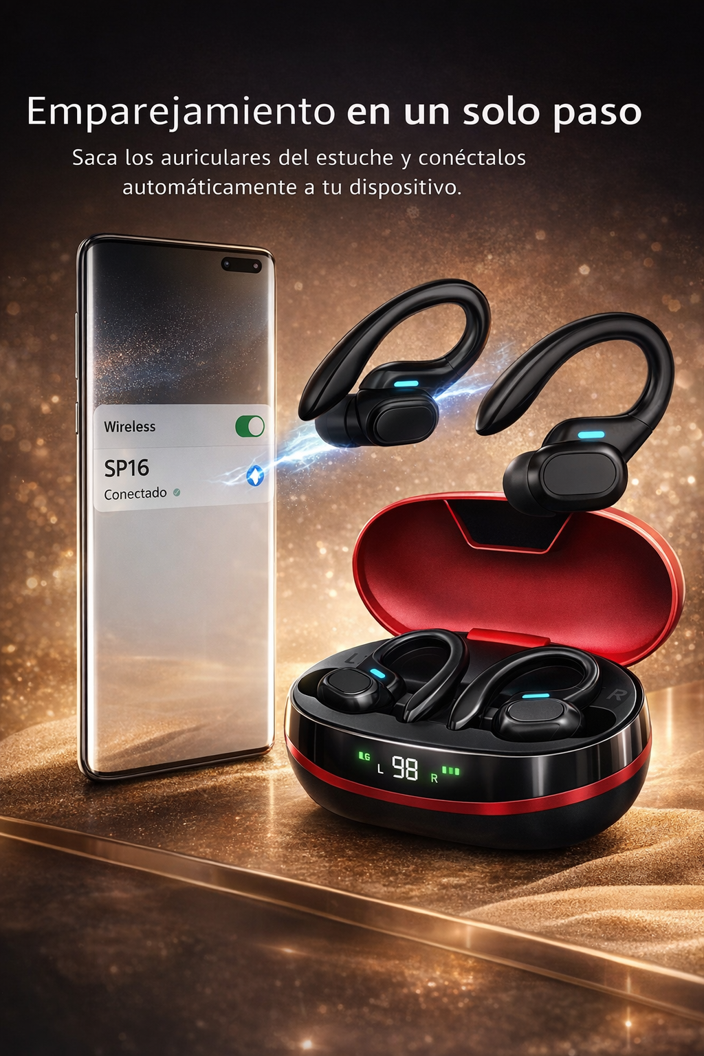 Hreytech Air Pro β Ergonomic Wireless Headphones