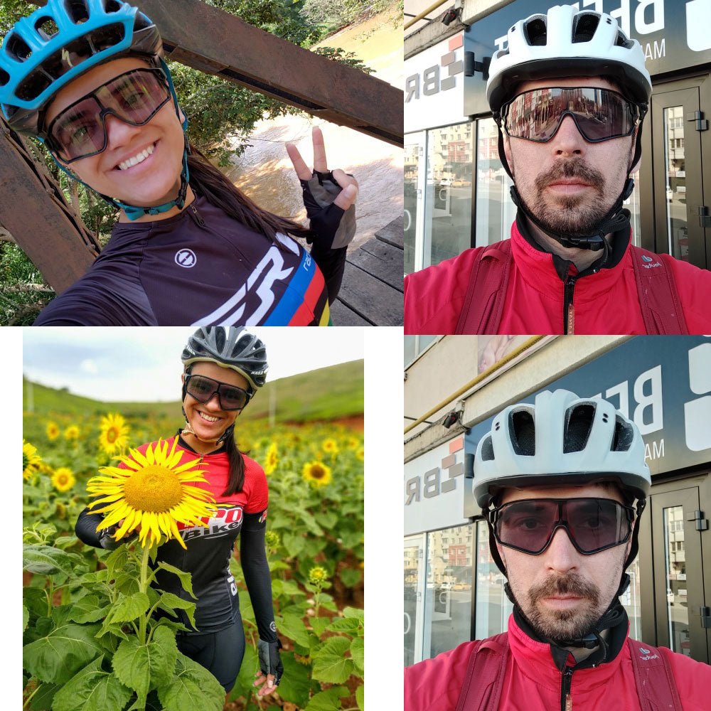 Óculos Ciclismo Lentes Fotocromáticas UV400 Masculino Sofisticado/Feminino Elegante RockBros
