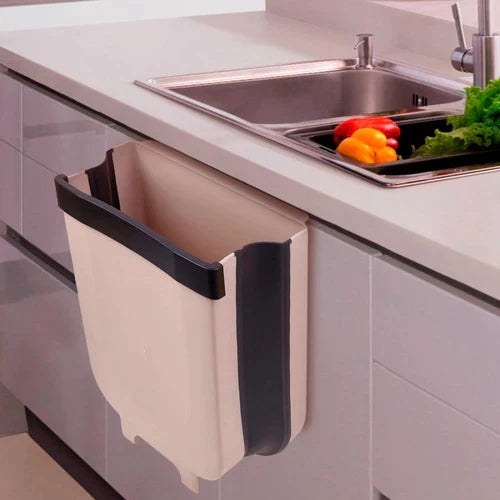Lixeira Dobrável e Prático para Cozinha