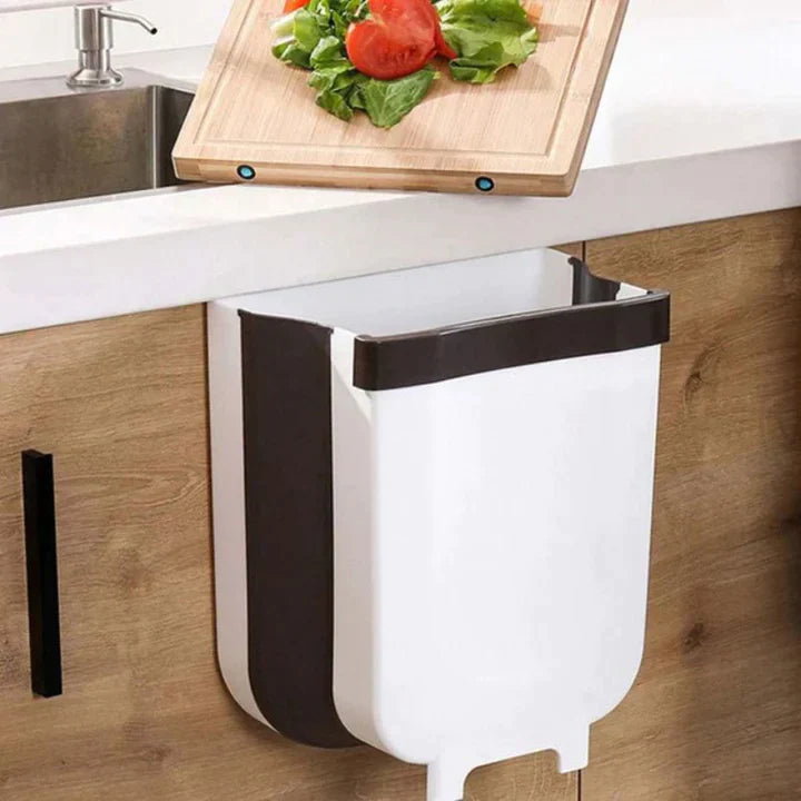 Lixeira Dobrável e Prático para Cozinha