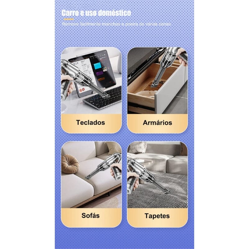 Portable Vacuum Cleaner and Water Cleaner Complete Cleaning