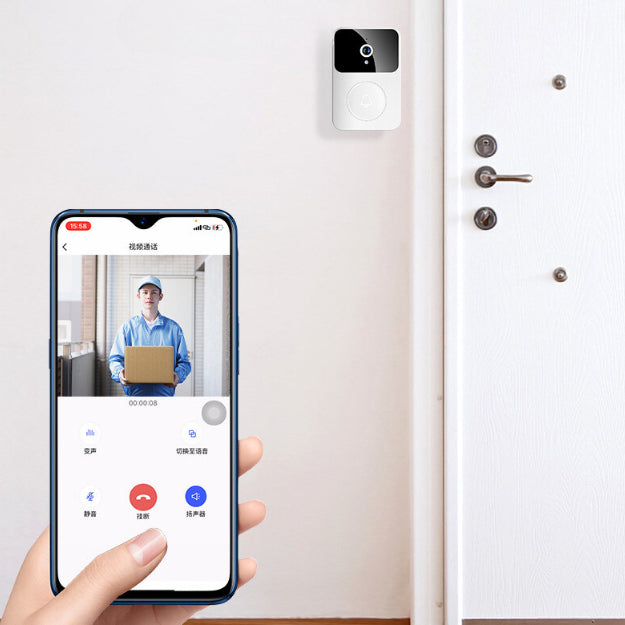 Smart Wi-Fi Doorbell with HD Camera – Viewing via Cell Phone | HReyTech