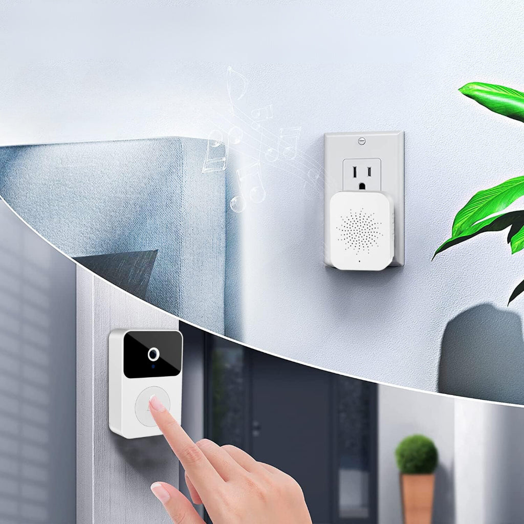 Smart Wi-Fi Doorbell with HD Camera – Viewing via Cell Phone | HReyTech