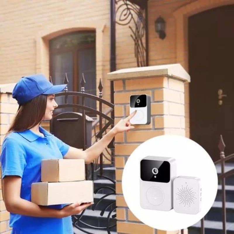 Smart Wi-Fi Doorbell with HD Camera – Viewing via Cell Phone | HReyTech