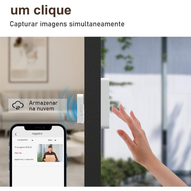 Smart Wi-Fi Doorbell with HD Camera – Viewing via Cell Phone | HReyTech