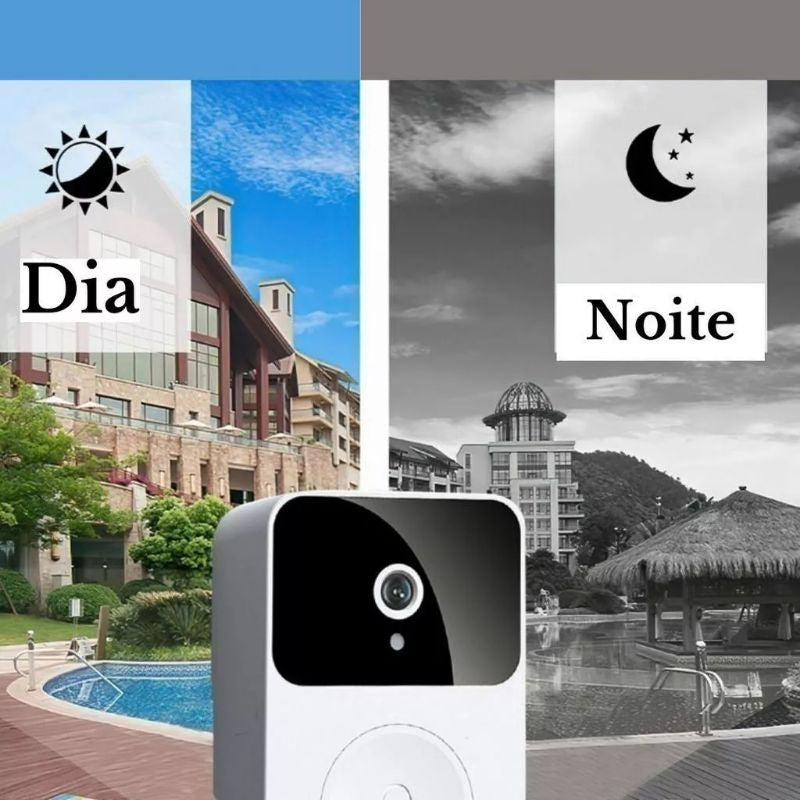 Smart Wi-Fi Doorbell with HD Camera – Viewing via Cell Phone | HReyTech