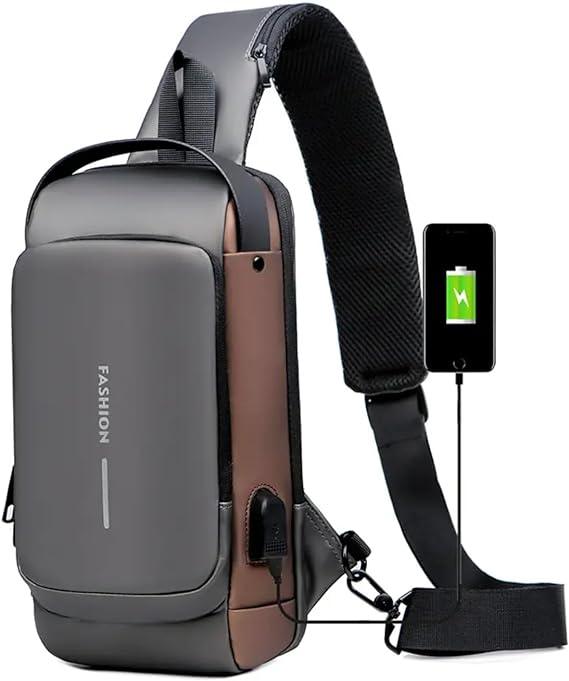 Men's Anti-Theft Fanny Pack with Padlock | Waterproof