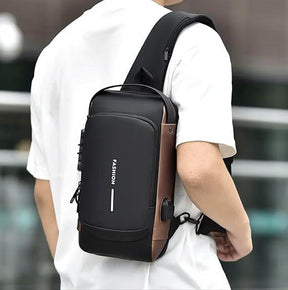 Men's Anti-Theft Fanny Pack with Padlock | Waterproof