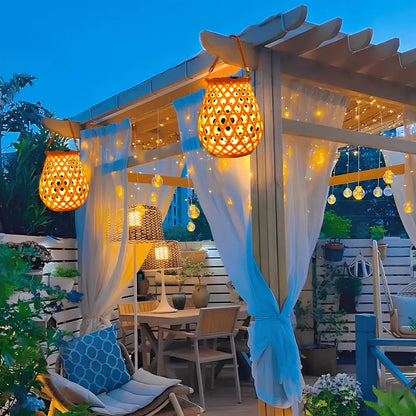 Solara™ Woven Lamp