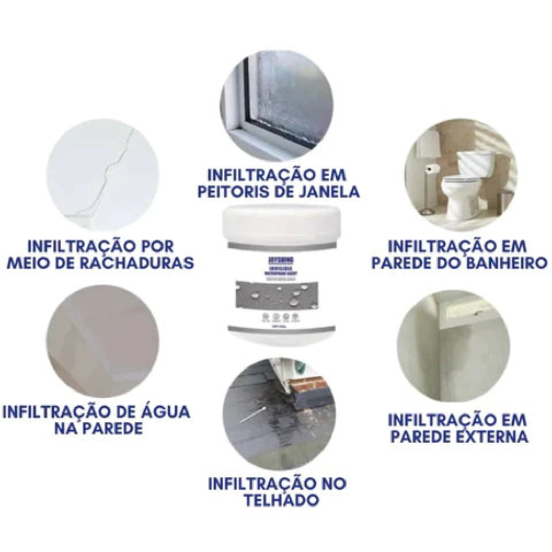 Selante Para Infiltrações Isodex de 1 Litro Com Pincel Grátis | Estoque no Brasil