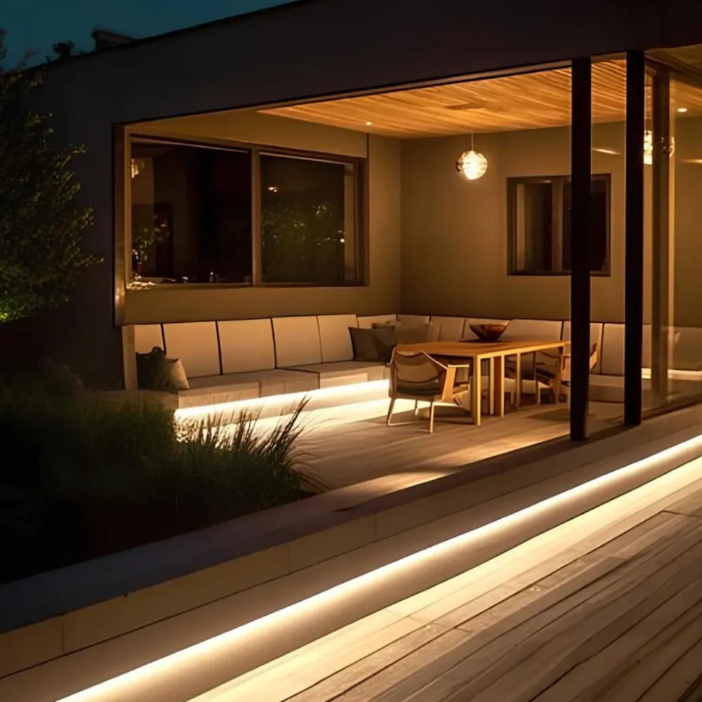 LED strip with motion sensor