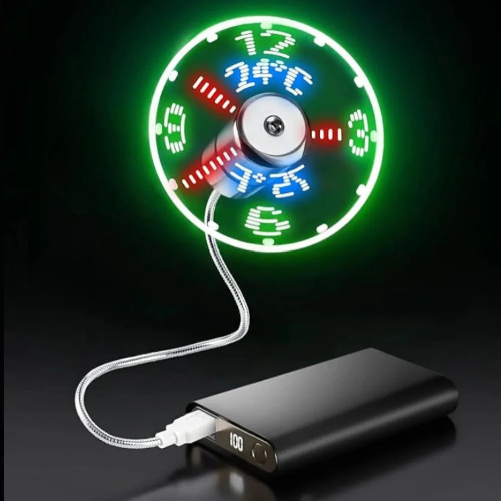 TimeGlow™ Ventilador con reloj