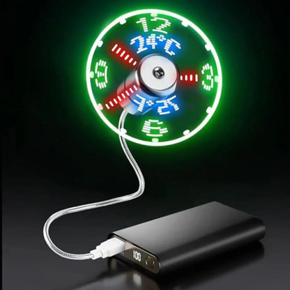 TimeGlow™ Ventilador con reloj