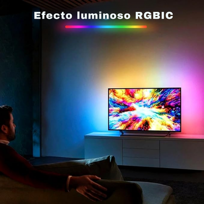 Smart RGB LED TV Lights for 55–75” TVs with 4K HDMI Sync – Immersive Home Cinema Effect