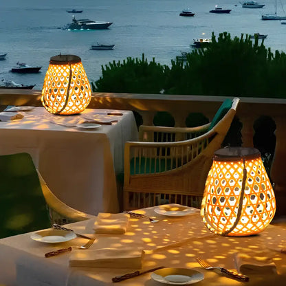 Solara™ Woven Lamp