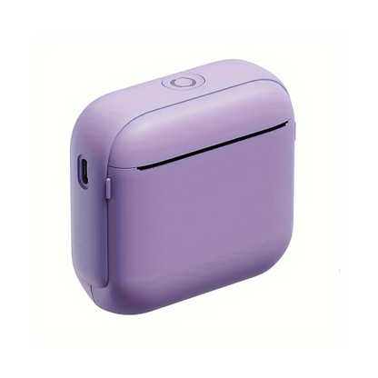 Impressora portátil recarregável com impressão multifuncional 