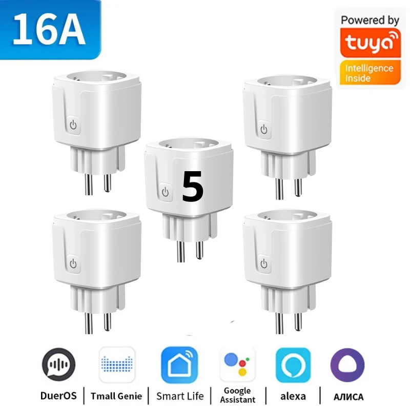 Koop er één, krijg er één gratis: TUYA TNCE Smart Plug met WiFi/Zigbee – 16A/20A Energiemeter