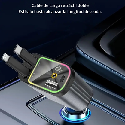 Carregador veicular retrátil®