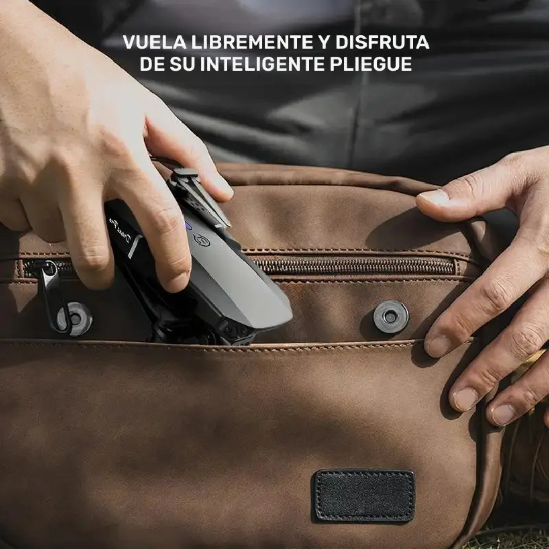 Drone E88 PRO com câmera dupla HD e retorno automático com um toque.