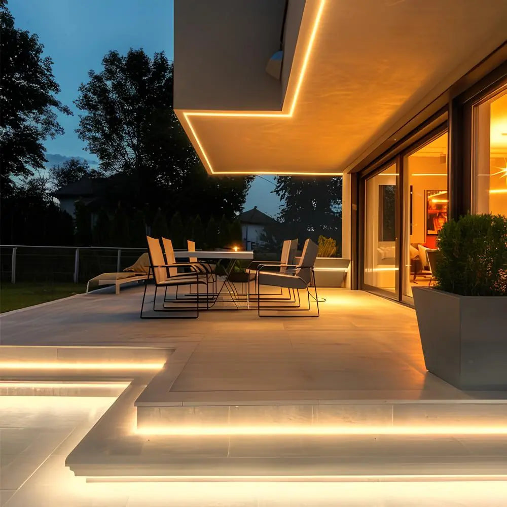 LED strip with motion sensor