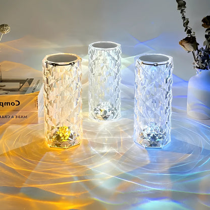 Um toque de cristal brilhante