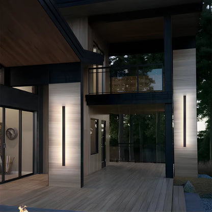 Luminária de parede externa Linear Luxe™