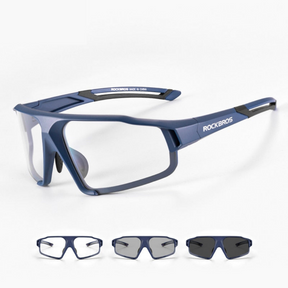 Óculos Ciclismo com Proteção Solar UV 50+400 Masculino Sofisticado/Feminino Elegante RockBros
