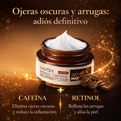 Eye Contour Cream with Caffeine and Retinol – Reduces Puffiness and Revitalizes 