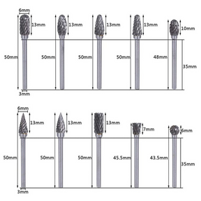 Brocas Rotativas Conjunto Com 10 Peças | Clean Wood