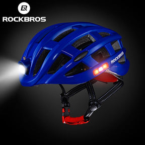 Capacete Ciclismo com Lanterna Profissional Masculino Sofisticado/Feminino Elegante RockBros