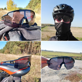 Óculos Ciclismo com Proteção Solar UV 50+400 Masculino Sofisticado/Feminino Elegante RockBros