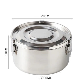 Marmita Térmica em Aço Inoxidável Hermética