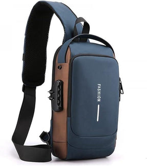 Men's Anti-Theft Fanny Pack with Padlock | Waterproof