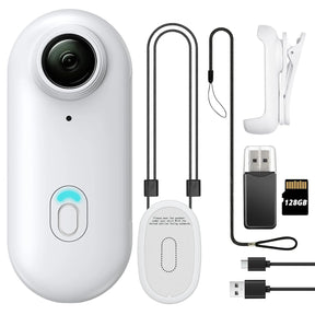 Mini Câmera 4K HD Wi-Fi para Pets – Portátil e Ideal para Esportes