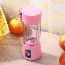 Mini Liquidificador Portátil USB – 6 Lâminas Inox e Recarga Rápida