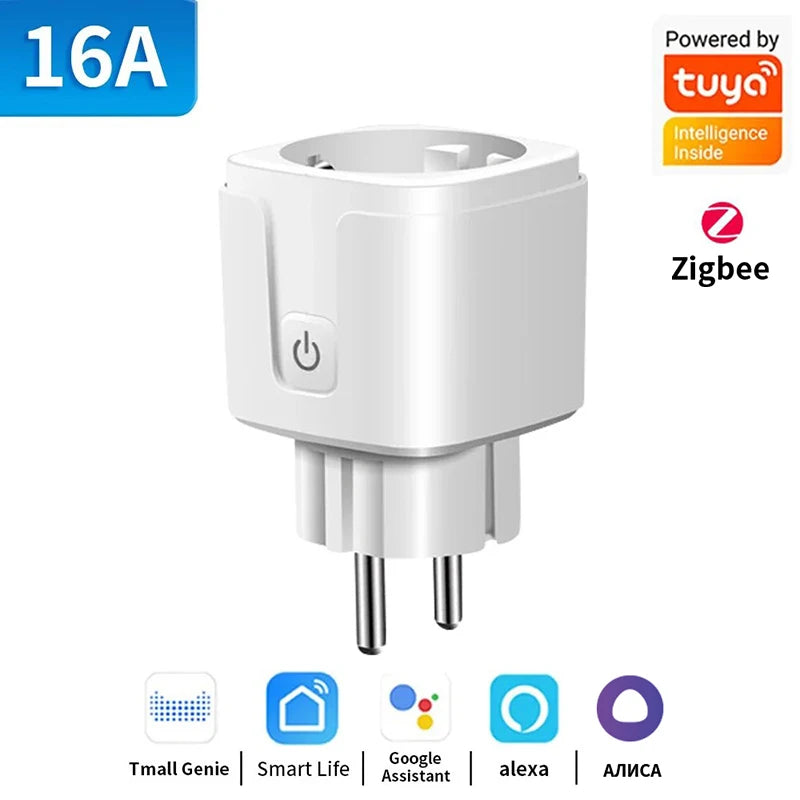 Koop er één, krijg er één gratis: TUYA TNCE Smart Plug met WiFi/Zigbee – 16A/20A Energiemeter