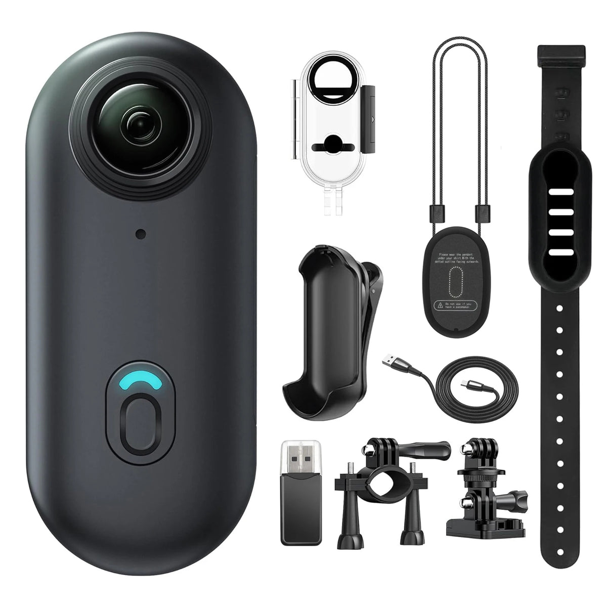 Mini Câmera 4K HD Wi-Fi para Pets – Portátil e Ideal para Esportes