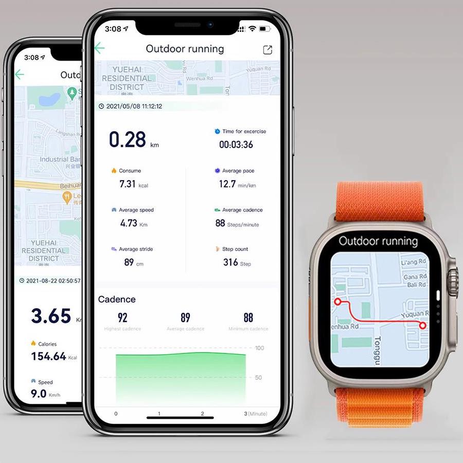 Ultra Pro Smartwatch + 1 FREE strap.