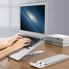 Suporte para Notebook Dobrável e Prático e Ajustável