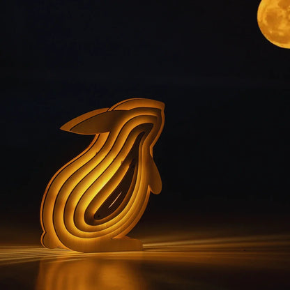 Luminária de madeira WildCraft™ com animais