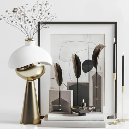 Luminária de mesa esculpida LumiDome™