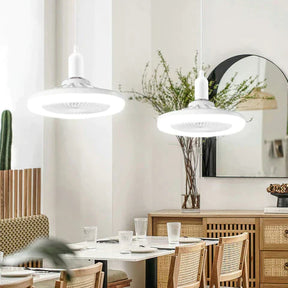 Luminária LED com Ventilador de Teto | EcoLight