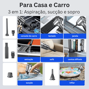 Portable Vacuum Cleaner and Water Cleaner Complete Cleaning