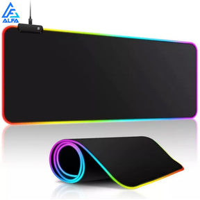 Large RGB LED 7-Color Gaming Mouse Pad | Speed, Waterproof, 800x300mm