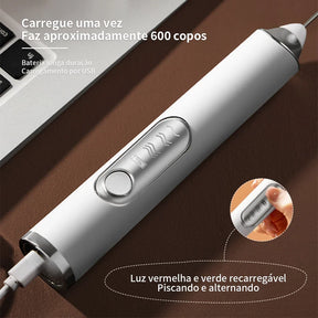 Portable Electric Mixer | Rechargeable Whisk for Milk, Coffee and Beverages 