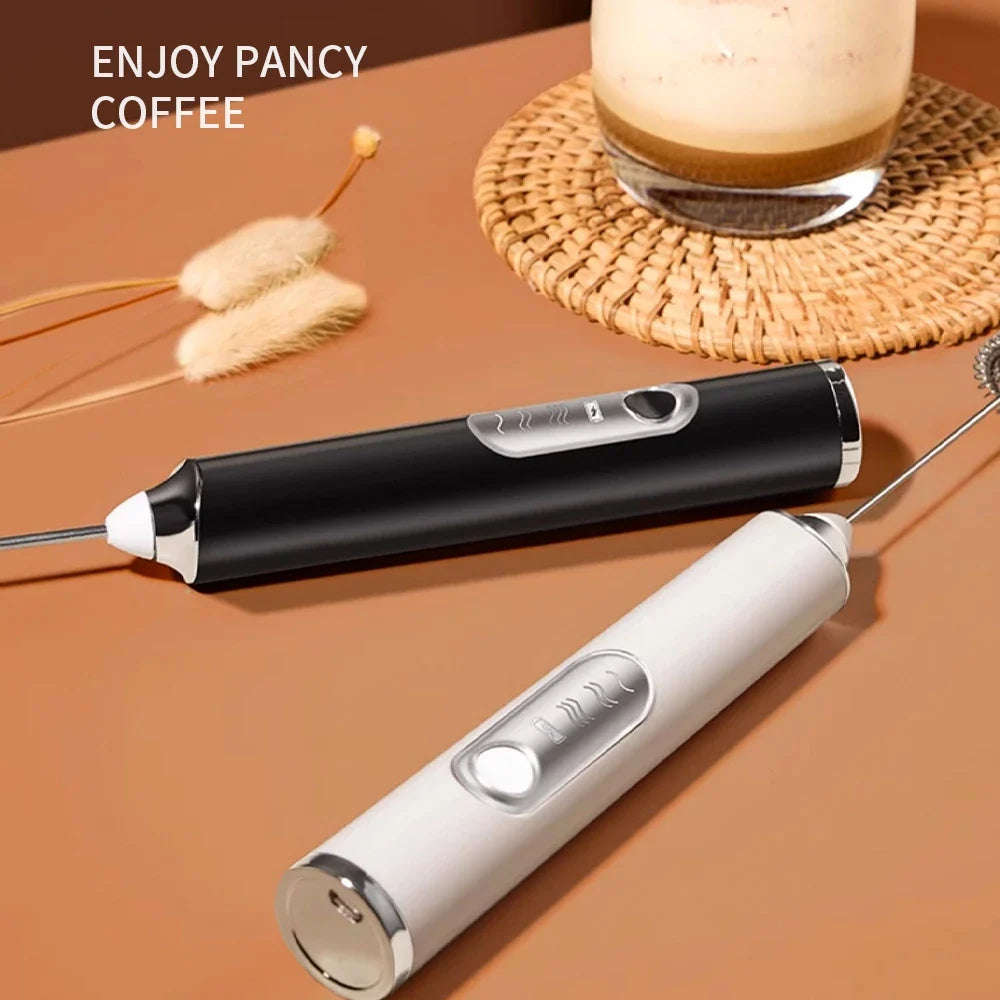 Portable Electric Mixer | Rechargeable Whisk for Milk, Coffee and Beverages 