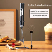 Portable Electric Mixer | Rechargeable Whisk for Milk, Coffee and Beverages 