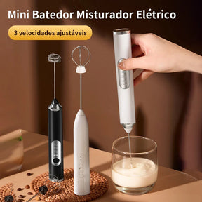 Portable Electric Mixer | Rechargeable Whisk for Milk, Coffee and Beverages 
