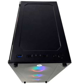 GB1749 PC Gamer Case with 4 RGB Fans and Front and Side Tempered Glass